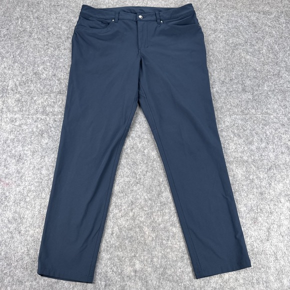 lululemon athletica Other - Lululemon Pants Mens 36x29 Blue ABC Classic Slim Fit Stretch Tech Commuter Golf